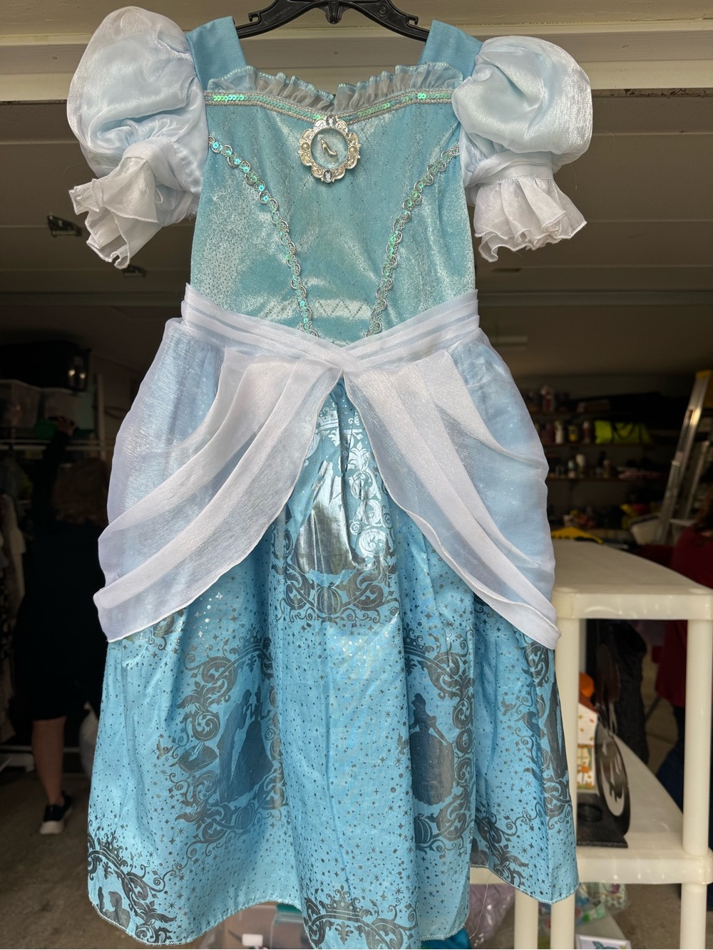 Cinderella Dress Costume for Kids - Light Blue